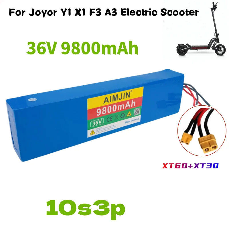 NEW 10S3P 36V 9.8Ah Battery ebike Battery Pack 18650 Li-ion Batteries  For High Power Electric Scooter Motorcycle Scooter