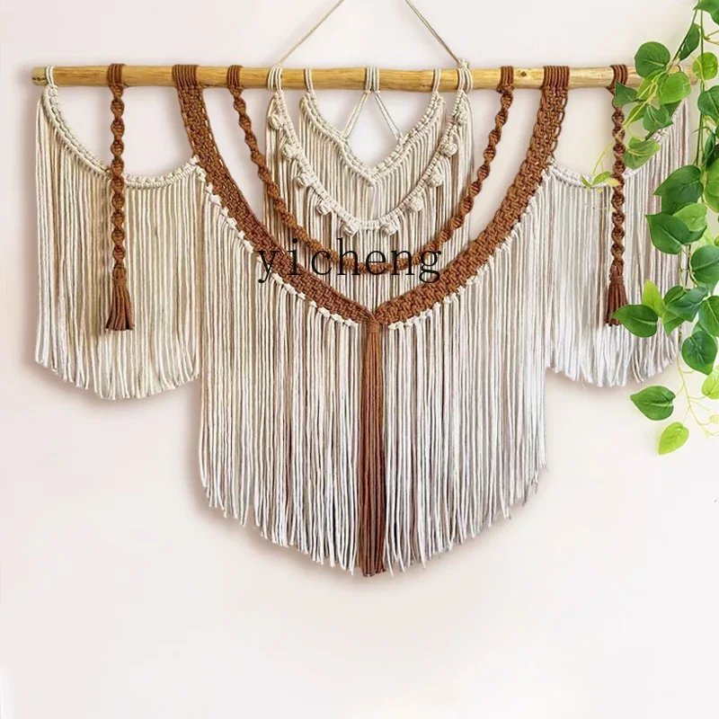 YFY Bedside Hanging Decoration Tassel  Living Room Bar  Blocking Tapestry Folk Music Tavern
