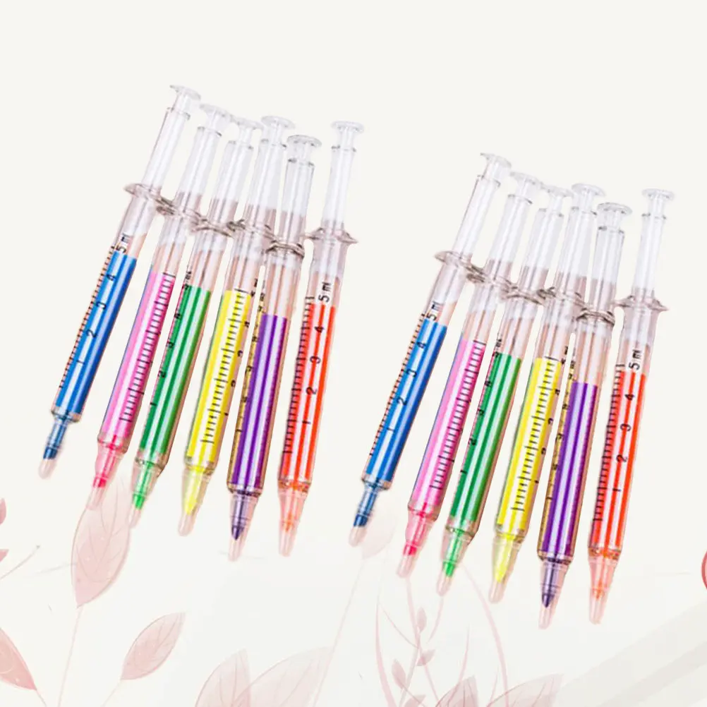 

15Pcs Needle Tip Fluorescent Highlighter Pens Ergonomic Design Vivid Colors Quick Drying Smooth Writing for School Notes DIY