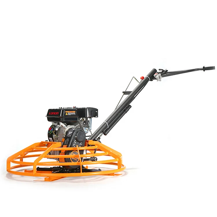 Factory Supply Hand Push Type Gasoline Concrete Power Trowel machine for Construction Work