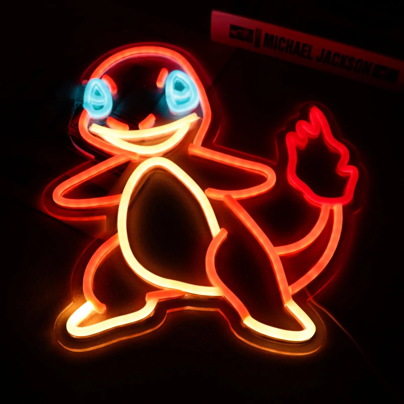 Neon Sign LED Anime Dinosaur Neon Light Signs for Wall Decor USB Light Up Signs for Kids Bedroom Game Room Party Kids Teens Gift