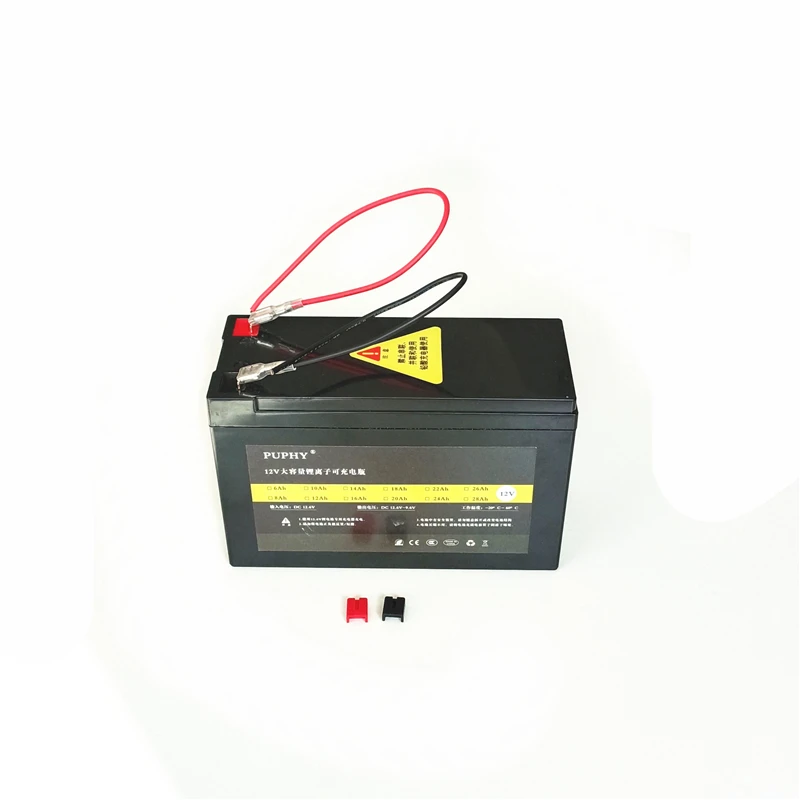 Batteria impermeabile 12V 26AH 12AH per auto/moto per bambini, spruzzatore, luci a LED fonte di alimentazione multifunzionale