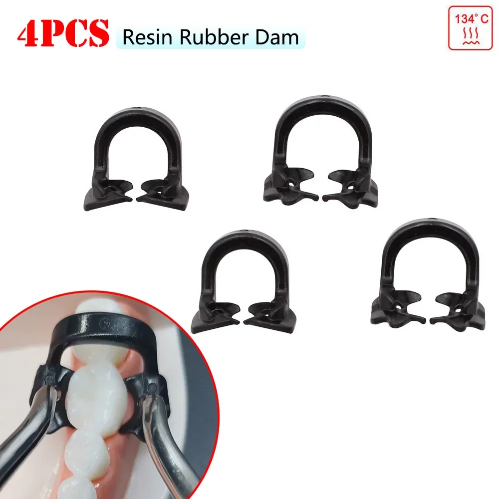 

Clamp Dental Resin Rubber Dam Clamps Barrier Clips Soft Molar Premolar composite resin instrument