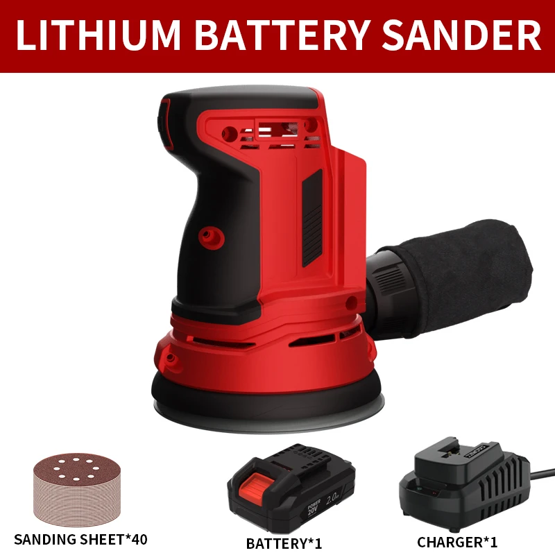 PA4235 Self-priming Dust-free Sander Flat Grinding Sandpaper Putty Electric Grinder Grinding Wall Sand Wall Polishing
