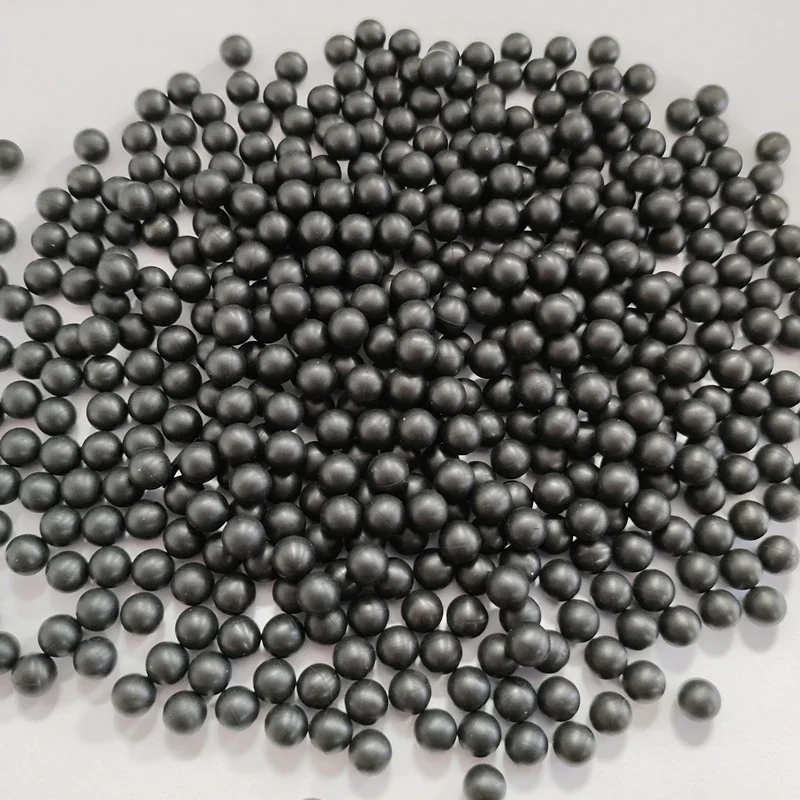 1-200pcs Black Solid Rubber Balls Diameter 1/2/2.5/3/3.5/4/4.5/5.5/6.5/6/7/8/9~200mm High Elasticity Wear-resistant Rubber Ball