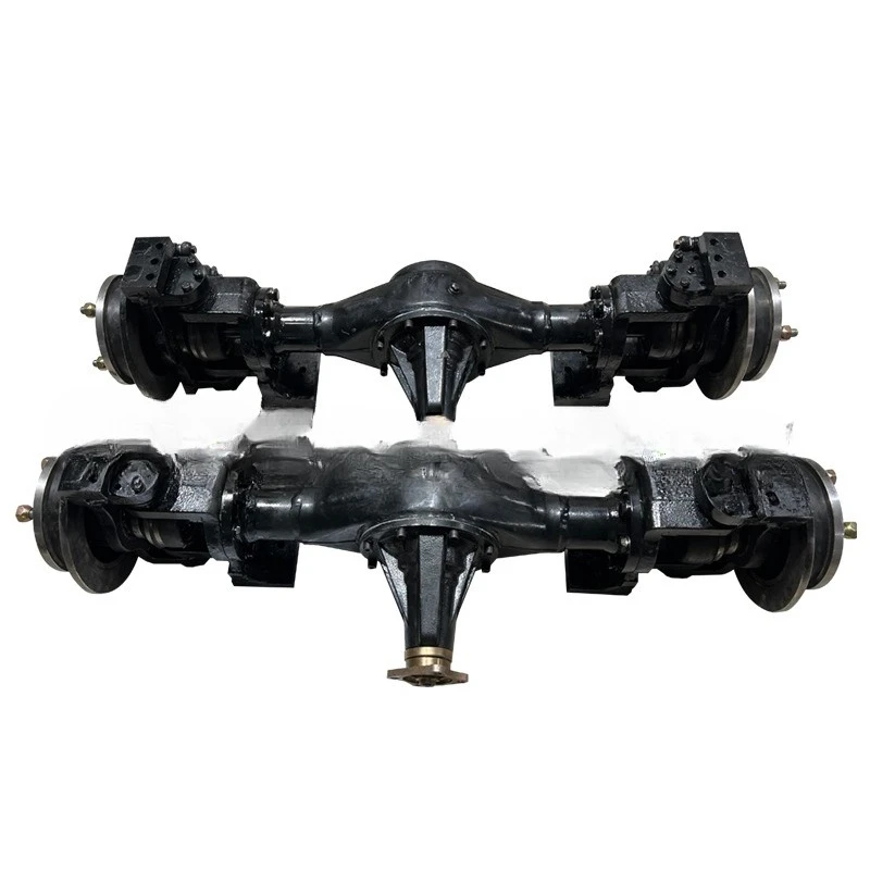 Newly upgraded disc brake engine drive steering axle assembly integrated disc brake four-wheel axle
