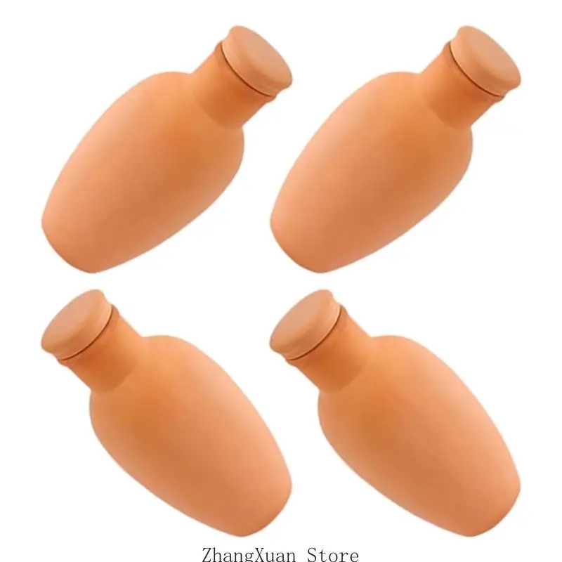 4X Clay Automatic Watering Spikes For Pots Indoor Outdoor Use Ensures Water Supply 10 14 Days 3XUF