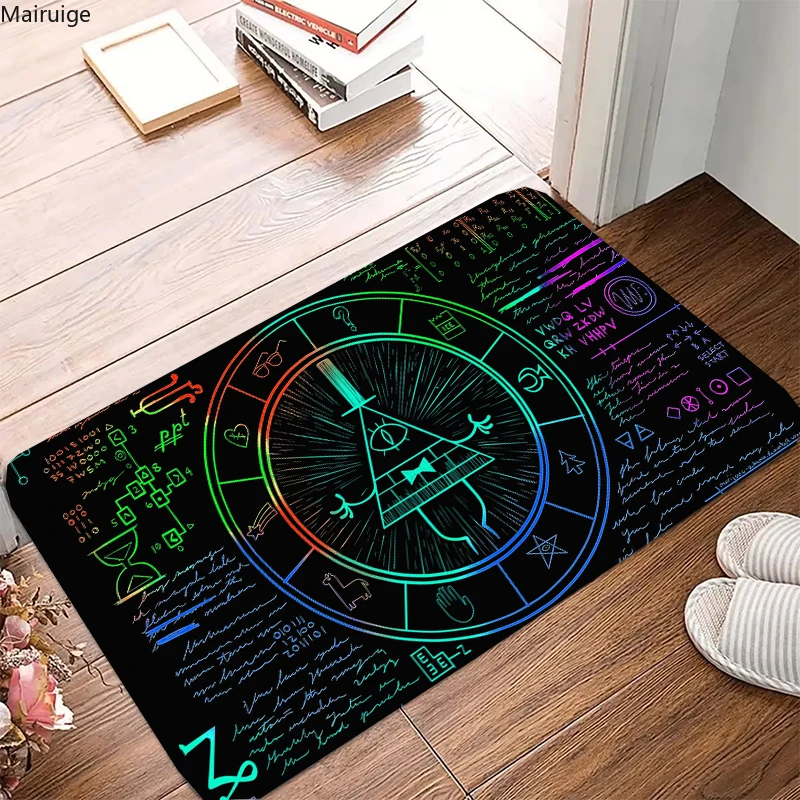 Personality Mathematician Digital Mat Anti-wrinkle Anti-Slip Kitchen Bedroom Hallway Decors Rug Carpet Living Room Entrance Rug