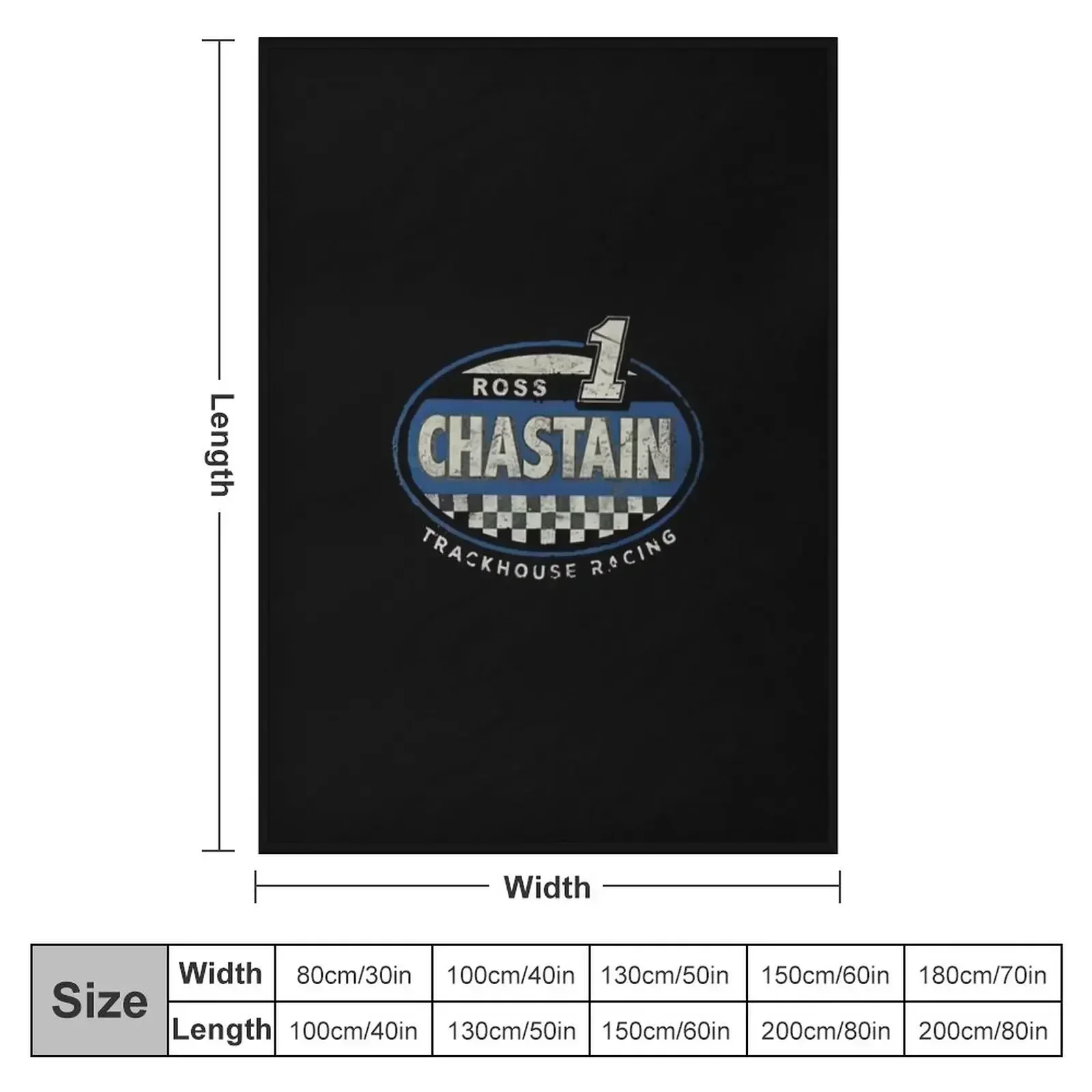 Ross Chastain Logo Throw Blanket Bed Personalized Gift Sofas Shaggy Blankets