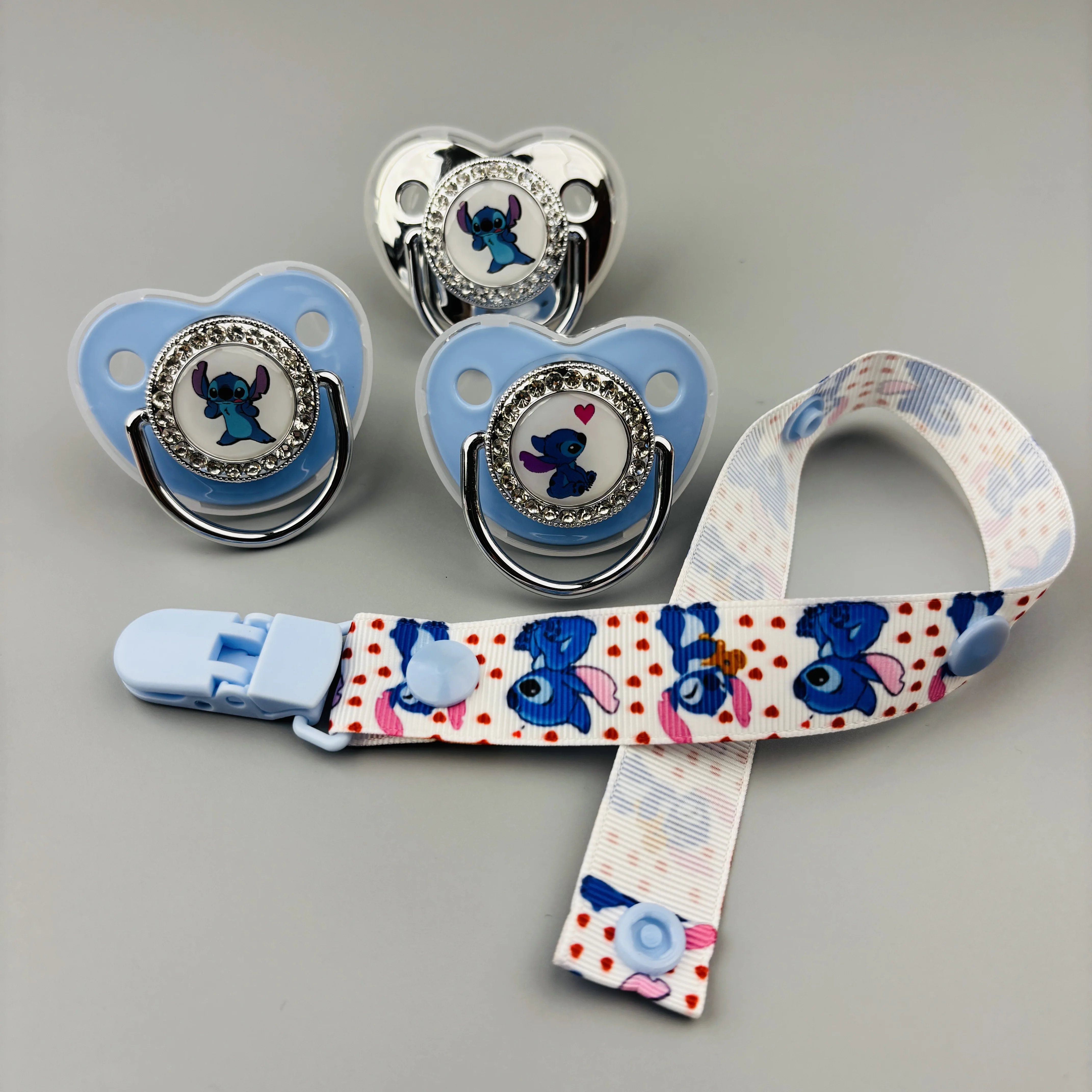 

Детская соска с принтом, зажим для тканевой полоски, роскошная детская подушка для прорезывания зубов, цепочка для коляски, блестящая соска для новорожденных Chupeta