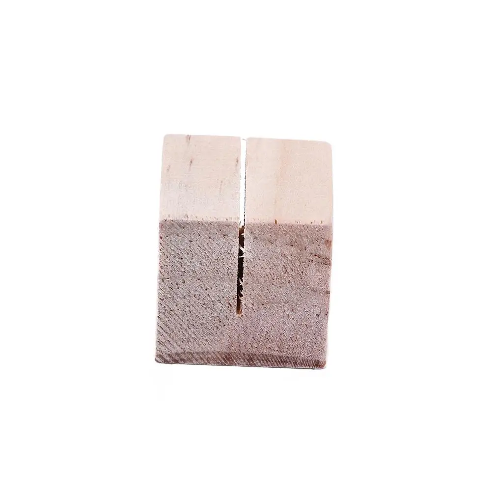 Держатель для заметок Держатель для карт Поделки для сообщений Подставка для фотографий Настольная подставка Натуральное дерево Зажимы для заметок Зажимы Подставка Держатель для фотографий