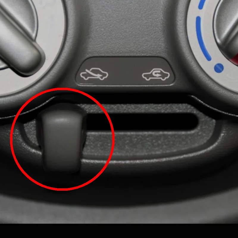 For Nissan MARCH  Versa Manual air conditioner internal and external circulation button sliding switch cover