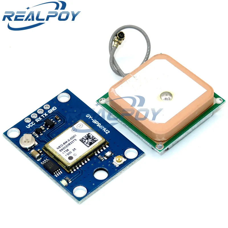 GY-NEO6MV2 NEO-6M GPS Module 3V-5V NEO6MV2 with Flight Control EEPROM MWC APM2.5 large antenna for arduino