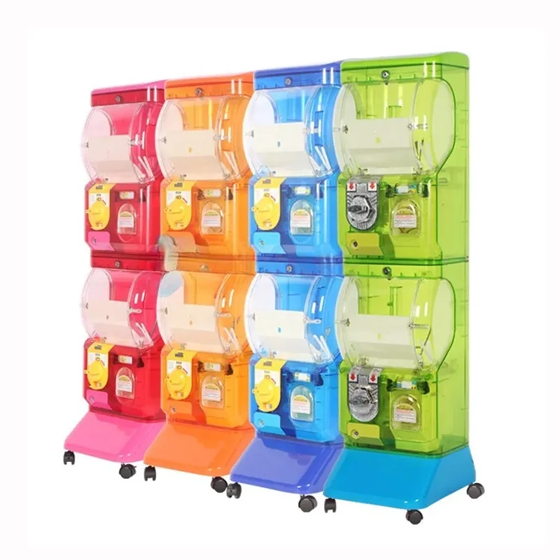 Entertainment coin-operated game machine coin-operated prize machine 2-layer capsule vending machine