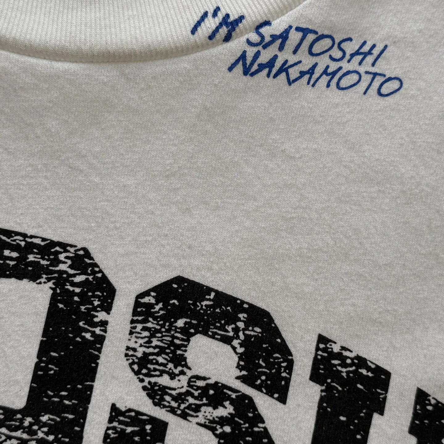 Satoshi Nakamoto Letter Print Long Sleeve T Shirt Men Women Oversized Distressed Ripped Vintage Casual Streetwear Top Fall