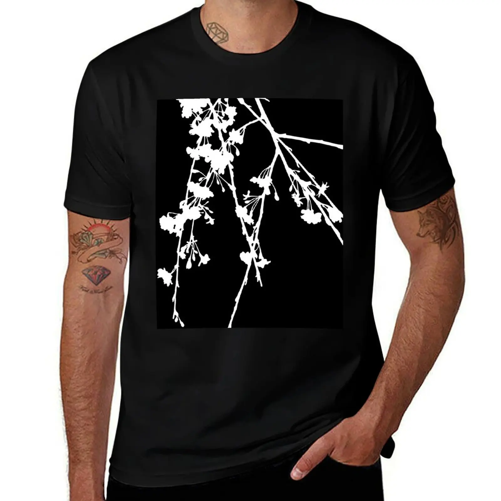 

for White t Cherry shirts and graphic shirt man personalised Black t Color for Branch, man T-Shirt shirts anime t Weeping Tree