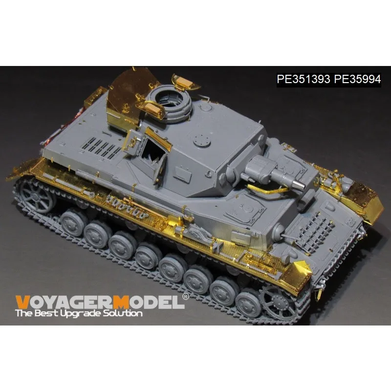 Voyager Model PE351393 1/35 Pz.Kpfw.IV Ausf.F1 Basic （B ver included Ammo, Damaged Road Wheels）（For DRAGON 6315 9044 6975)