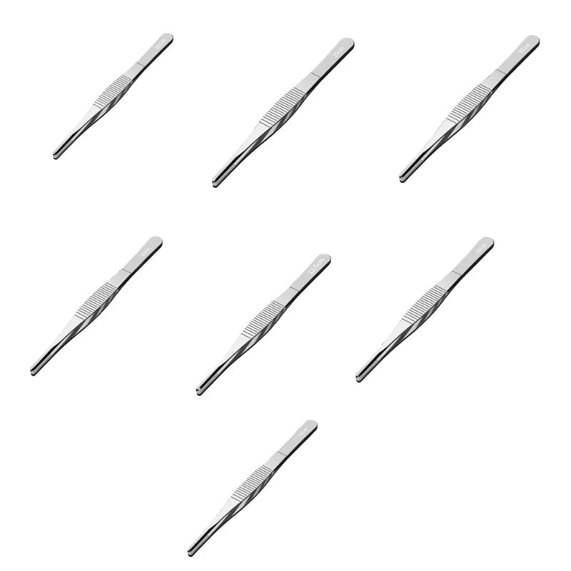 Precision Tweezers Stainless Steel Straight Tweezers for Electronics Laboratory Work Jewelry Making Craft Soldering DropShipping