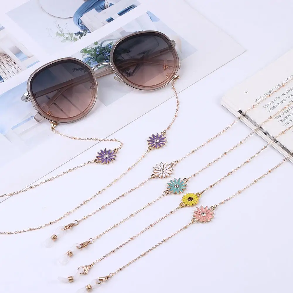 Face Cover Necklace Mask Cord Holders Sunglasses Cords Anti-lost Beads Chain Cute Glasses Clips Eyeglass Lanyard