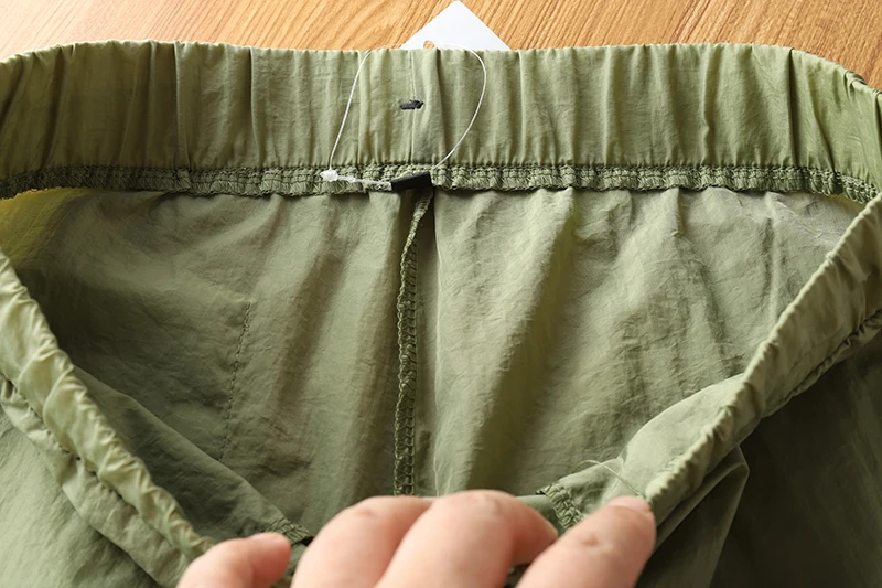 

Lightweight Qui-Dry Breathable Men's Color Elastic Waist Sports Casual Summer orts UV Protection Faionable Straig...