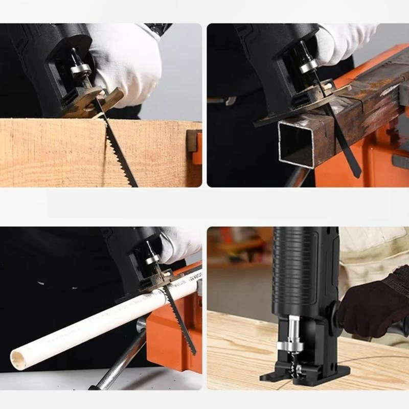   Electric Drill Modified Electric Sawing Reciprocating Sawing Household Power To Jig Portable Woodworking Cutting Tool