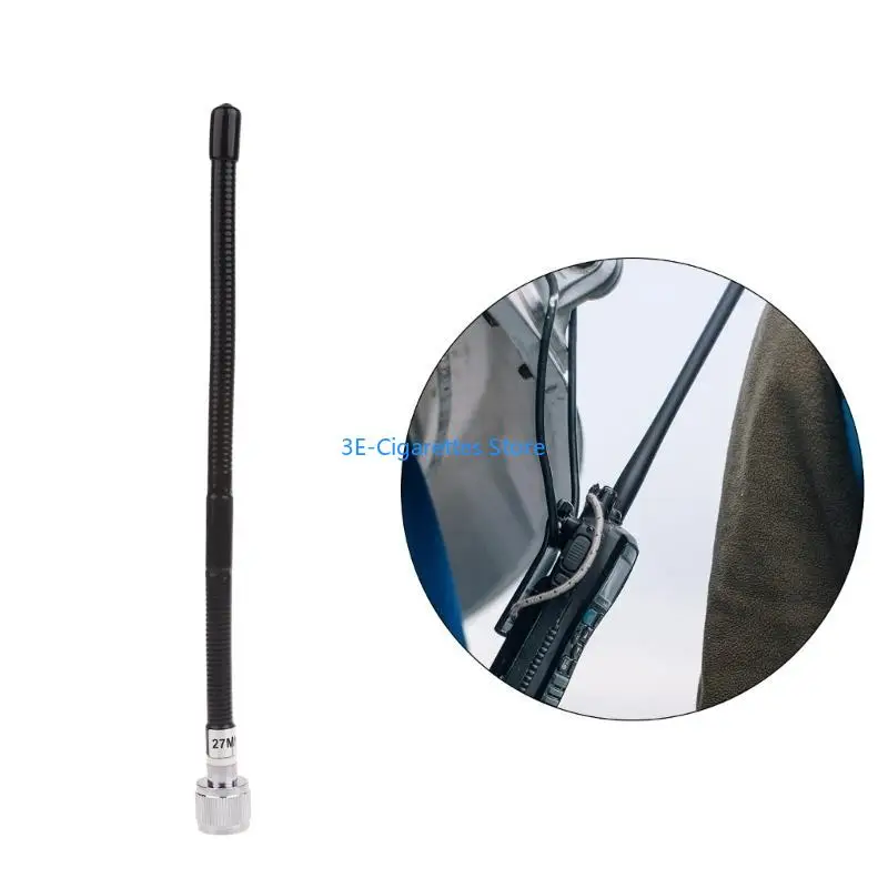 Antena W8KA 27MHz 10 polegadas para rádio portátil/portátil CB com conector BNC