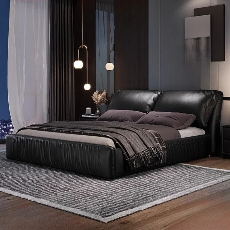 Nordic 180x200cm furniture for home full size bed frame with headboard full size bed full marriage bedrooms dorm room essential
