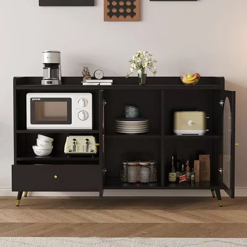 

Kitchen porch Wine cabinet Shelf Tea cabinet High-end new home light luxury dining side cabinet Multifunctional living room