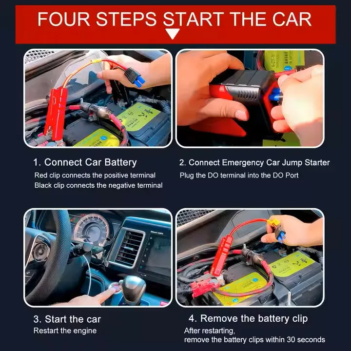 Hot Selling 12V Multi-Function Car Starter Battery Charger Factory Outdoor Ignition Artifact For Car Motorcycle Truck Jump