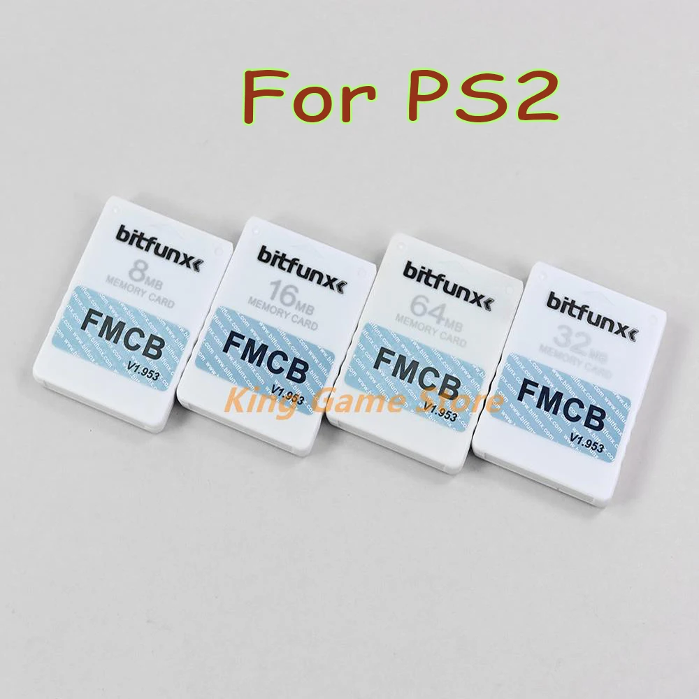 15pcs 8MB 16MB 32MB 64MB FMCB Memory Card Free McBoot v1.953 for Playstation 2 PS2 Game Console