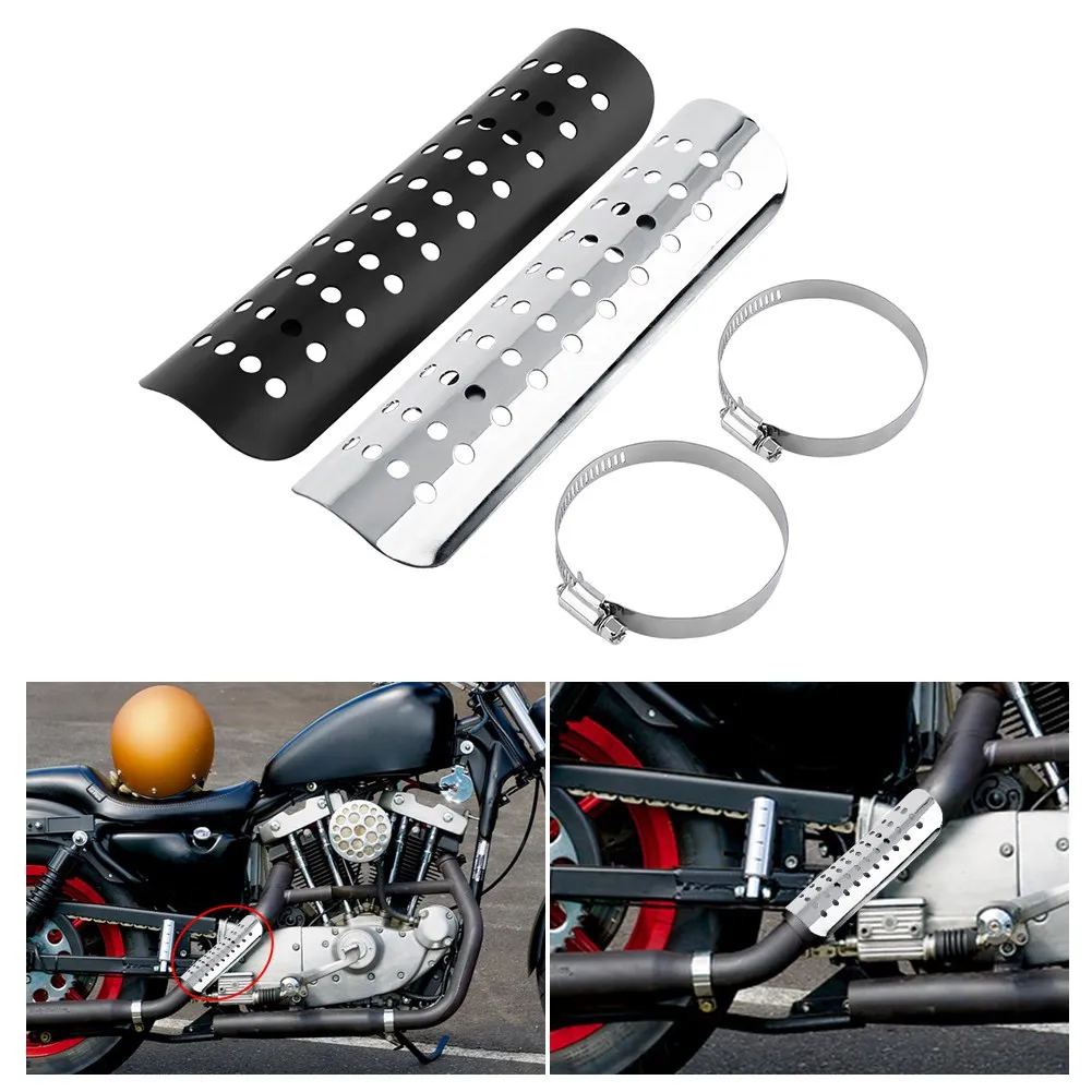 Exhaust Heat  Motorcycle Heat  Pipe Heat   Motorcycle Hole Heat  Straight Exhaust Pipe Cover