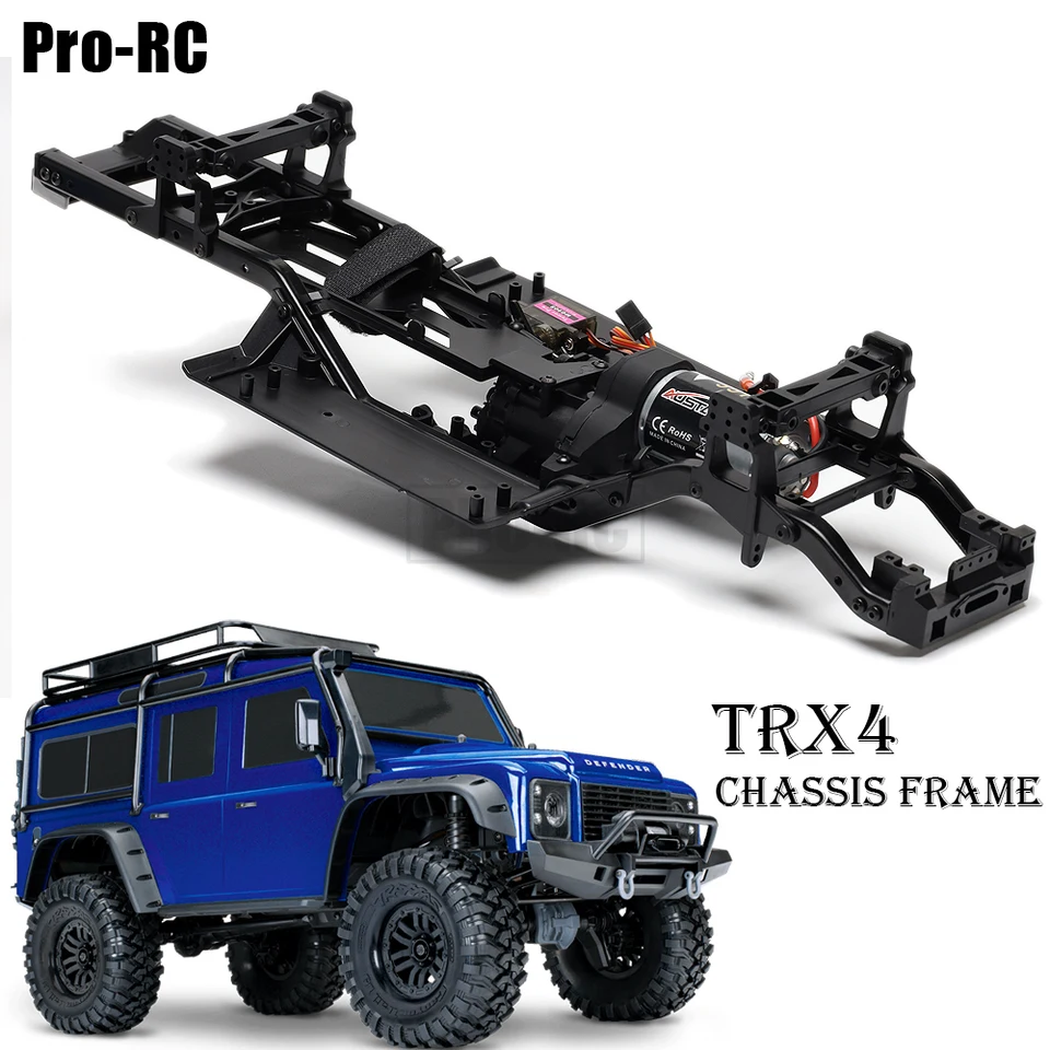 2-Speed Transmission Chassis TRX4 Frame with Motor for 1/10 RC