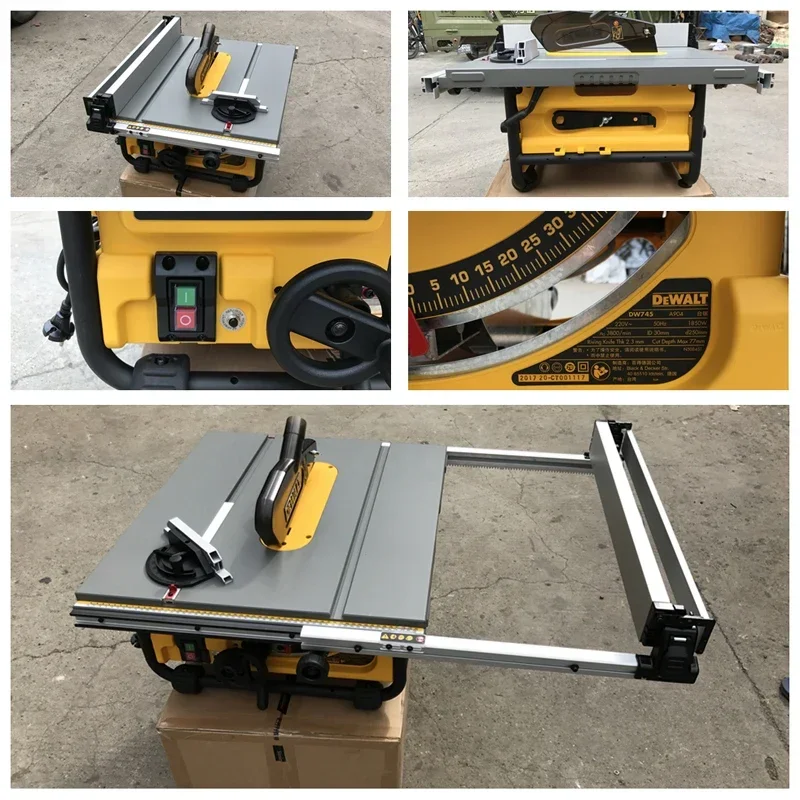 Hot Selling Item Woodworking Table Saw Household Small Mini Multi-function Cutting Machine 10 Inch DW745