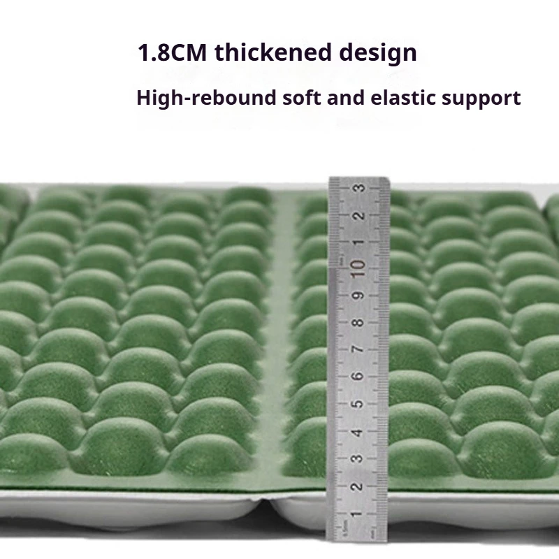 Double Person XPE Folding Egg Crate Moisture Proof Pad Widened Thickened Aluminum Foil Portable Sleeping Mat Camping Tent Mat