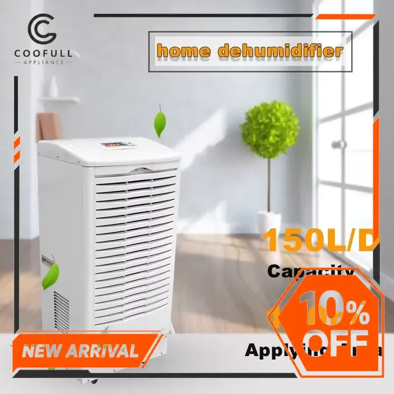 for TOJJE Portable Dehumidifier Home Air Drier with Wheels Moisture Remover for Basement Bedroom Closet Humidity Control