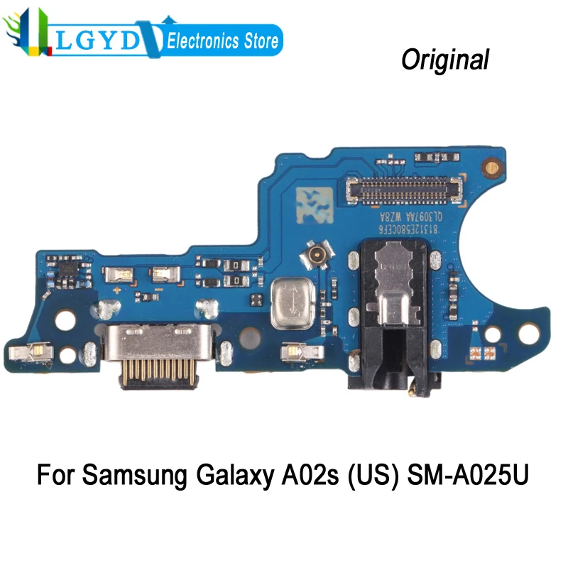 USB Charging Port Board For Samsung Galaxy A02s (US) SM-A025U Phone Repair Replacement Part