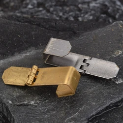 2pcs 9mm Gold/Silver Copper Hinge For Zippo Zorro Kerosene Oil Lighter Universal DIY Repair Accessory Replacement Inner Parts