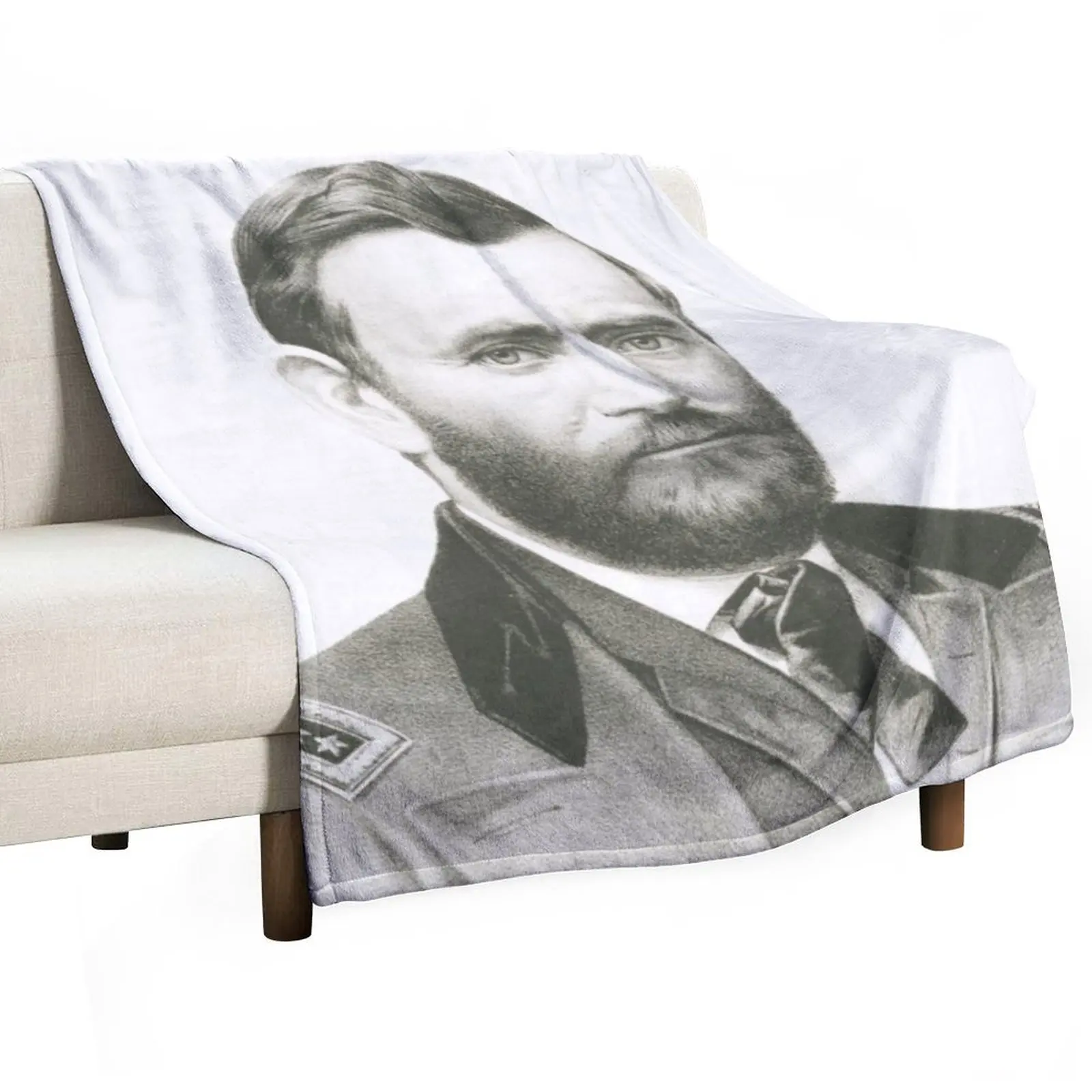 

Ulysses S. Grant Throw Blanket Stuffeds Beach Blankets