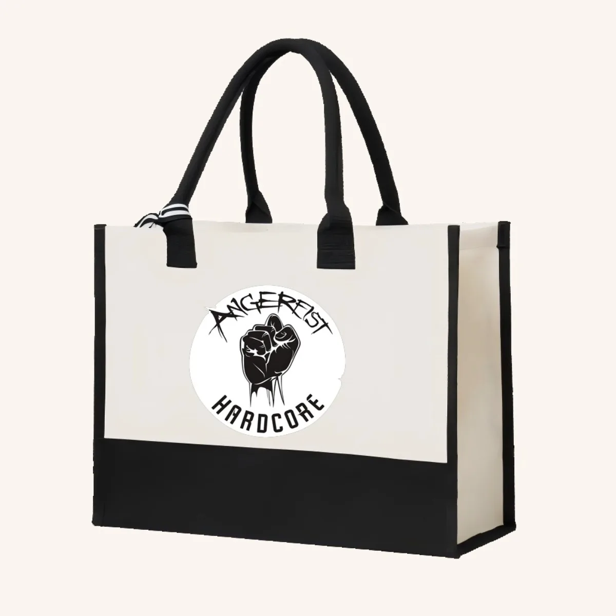 AngerFist Electropedia Wiki Fanm 2026 وصول جديد موضة ممارسة واسعة قابلة لإعادة الاستخدام حمل حقيبة نمط طباعة 2 لهجة الثقيلة #4