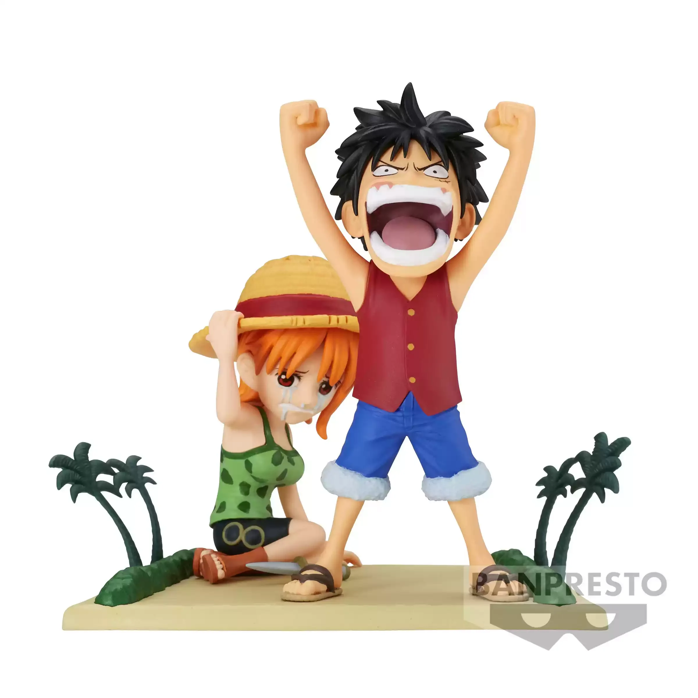 

Оригинальные фигурки BANPRESTO One Piece Anime WCF Monkey D Luffy Nami, фигурки One Piece, игрушки, модель, подарок для отаку