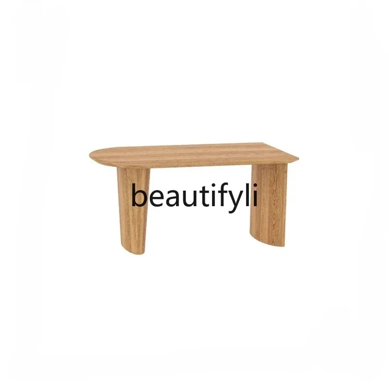 Picture 6: 2003 Modern Minimalist Rock Plate Peninsula Island Table Dining Table Small Apartment Light Luxury Home Wall-mounted Workbench