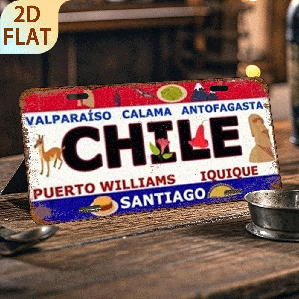 2D Flat-1pc Vintage Metal Sign, Wall Mounted Decorative Plaque,Suitable for Home, Bar, Garage, Lawn,Especially Suitable for H
