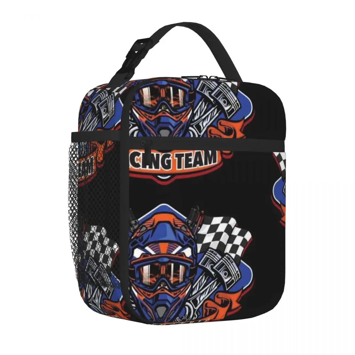 Bestselling Motocross Racing Team Eco Friendly Meal Bag Daycare Meal Cooler Tote