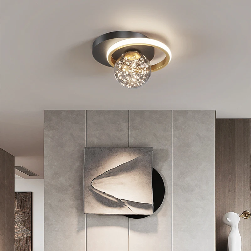 LED Nordic Ceiling Lamps Indoor Lighting Home Lamp For Living Room Dining Table Bedroom Decoration Corridor Ceiling Light