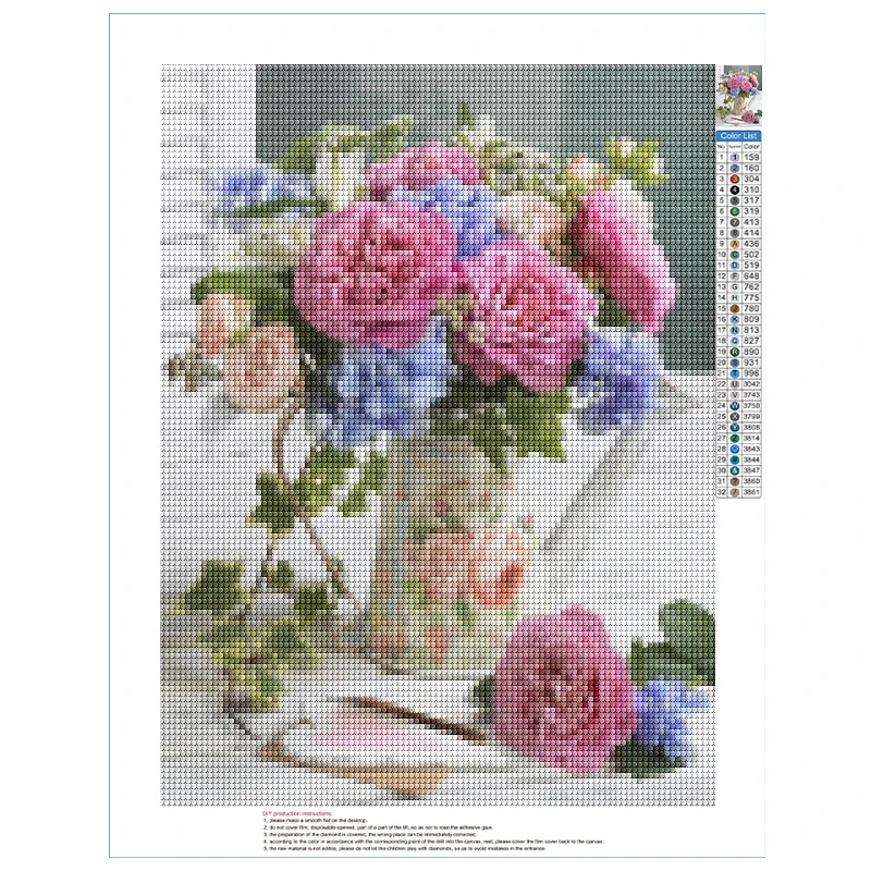 Fiore 5D pittura diamante fai da te diamante ricamo Bouquet rosa strass mosaico punto croce regalo fatto a mano decorazioni per la casa