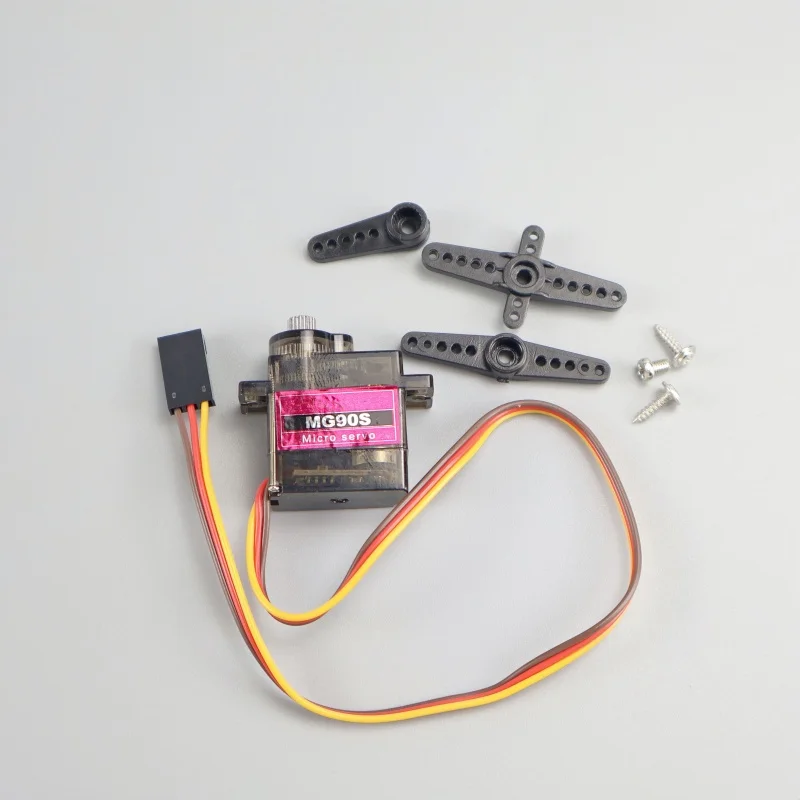 4 stks/partij MG90S Metal Gear Digitale 9g Servo Voor RC Helikopter Vliegtuig Boot Auto RC Robot
