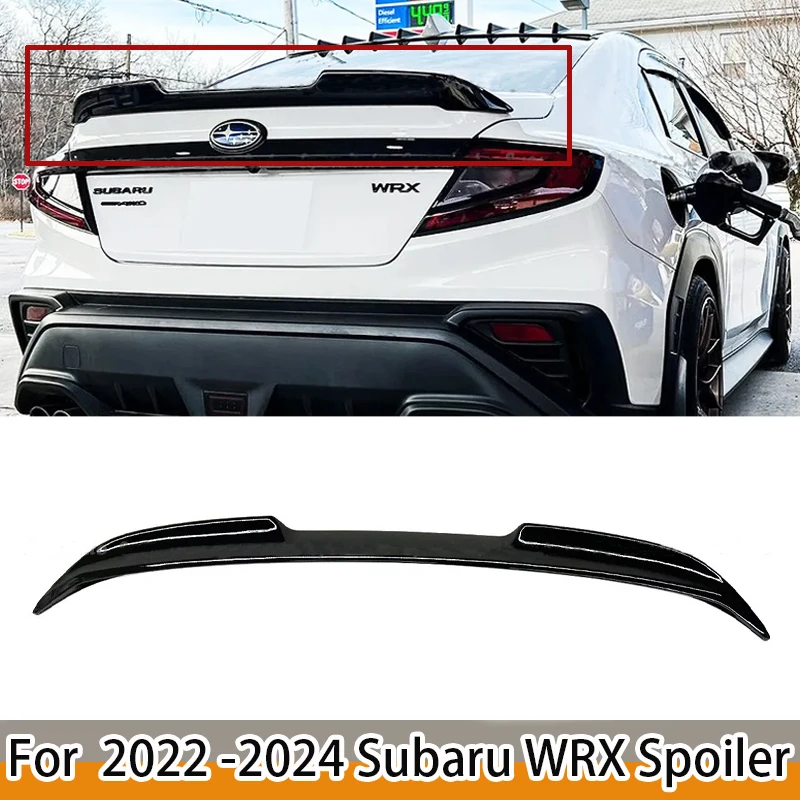 For 2022 -2024 Subaru WRX  VB JDM  ABS material Duckbill Style Spoiler Wing Decklid Spoiler car Accessories