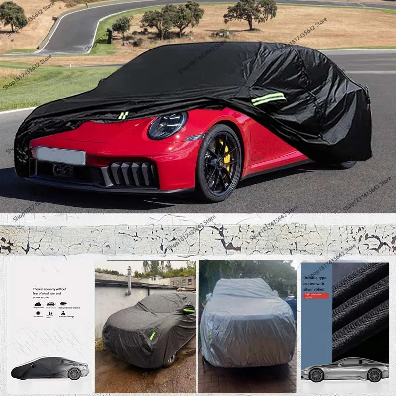 

Автомобильный чехол для Porsche 911 2013-2023 210D, уличный полный автомобильный чехол, всепогодный, водонепроницаемый, ветрозащитный, защита от солнца
