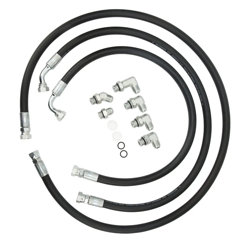 Transmission Cooler Lines Metal Cooler Lines Fitting Kit Replacement - Transmission System Automatic Transmission Component