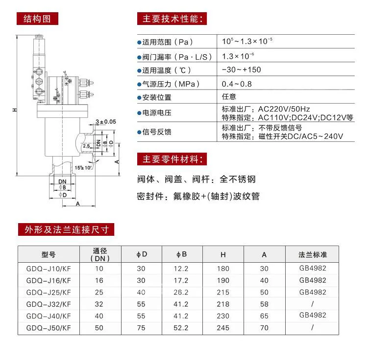 صمام فلابر هوائي KF GDQ-16KF GDQ-25 GDQ-40 L نوع الزاوية اليمنى